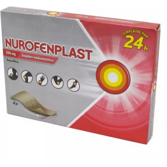 Nurofenplast 200 mg Emplâtres x 4
