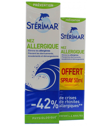 Sterimar Nez Allergique 100 ml + 50 ml Offert
