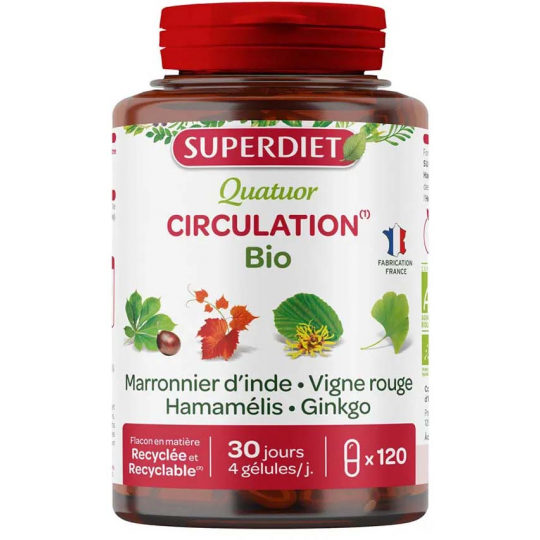 Superdiet Quatuor Bio Circulation x 120