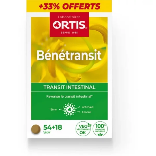 Ortis Benetransit Comprimés x 54 + 18 Comprimés Offerts