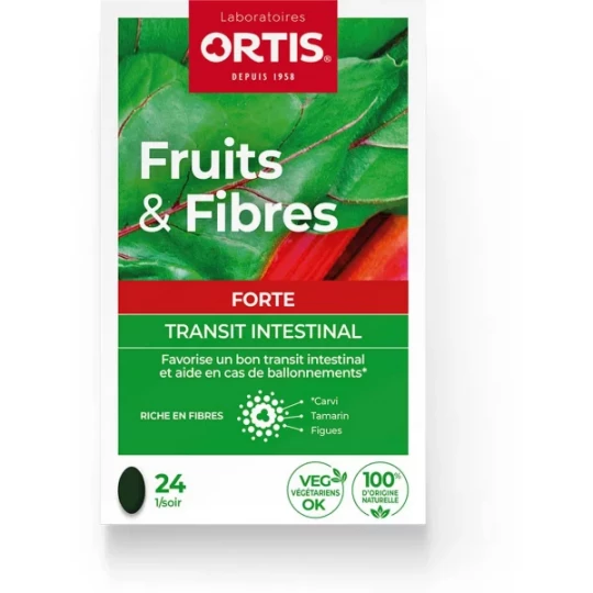 Ortis Fruits & Fibres Forte Comprimés x 24