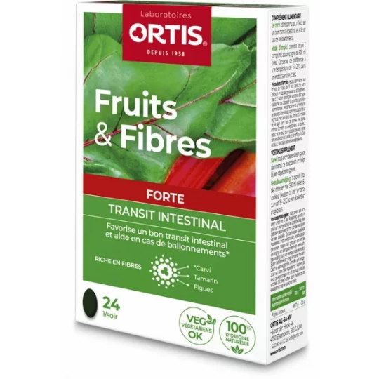 Ortis Fruits & Fibres Forte Comprimés x 24 - image 2