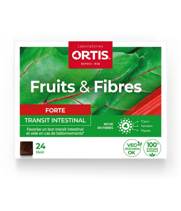 Ortis Fruits & Fibres Forte Cubes à Mâcher x 24