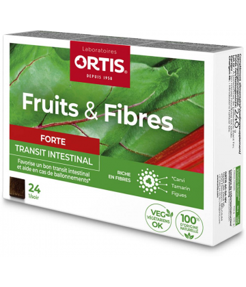 Ortis Fruits & Fibres Forte Cubes à Mâcher x 24 - image 2