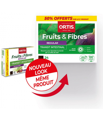 Ortis Fruits & Fibres Regular Cubes à Mâcher 2 x 24