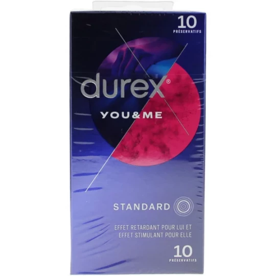 Durex Préservatifs You & Me x 10