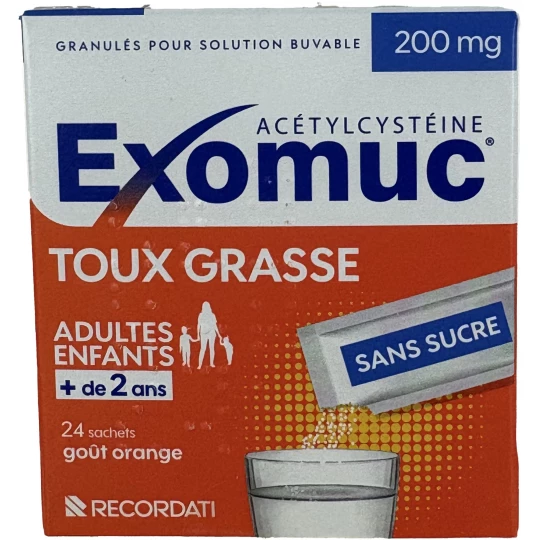 Exomuc 200 mg x 24