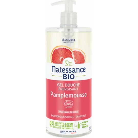 Natessance Gel Douche Vivifiant Pamplemousse 1 L