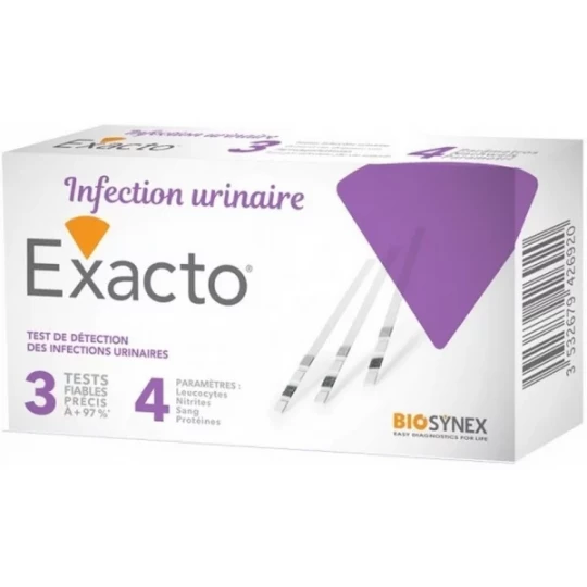 Exacto Test Infection Urinaire Kits x 3