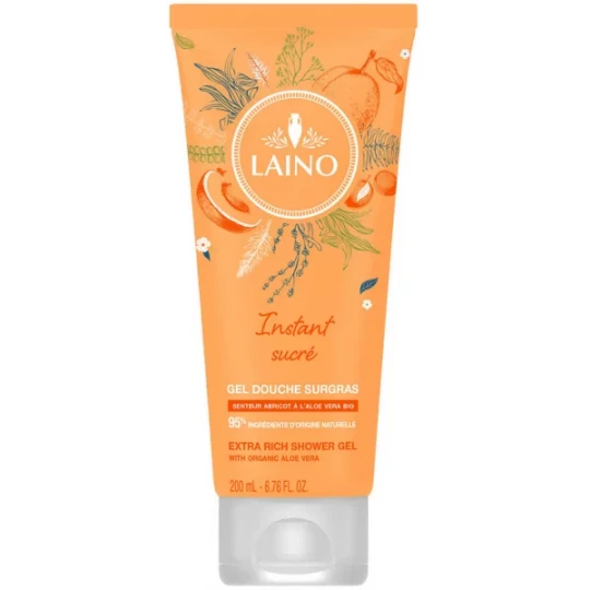 Laino Gel Douche Surgras Abricot 200 ml