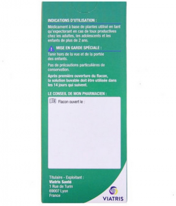 Lierre Grimpant Mylan Viatris Sans Sucre 100 ml - image 3