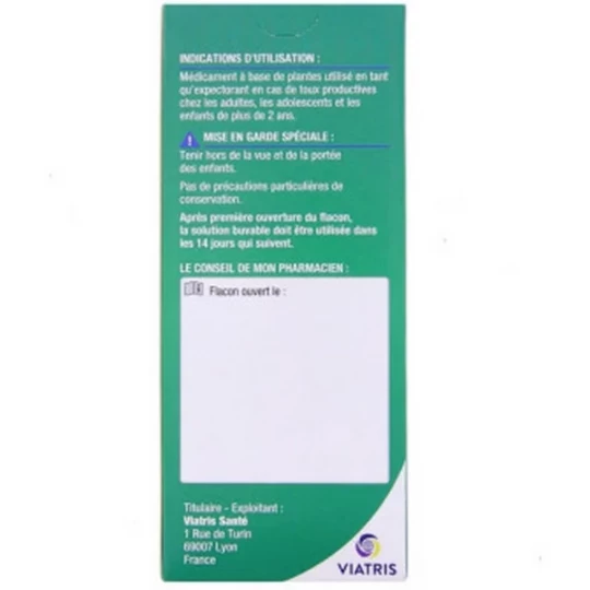 Lierre Grimpant Mylan Viatris Sans Sucre 100 ml - image 2