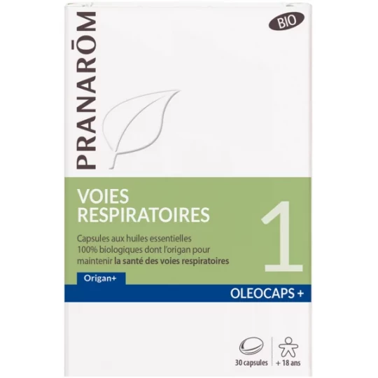 Pranarôm Oléocaps 1 Voies Respiratoires Bio x 30