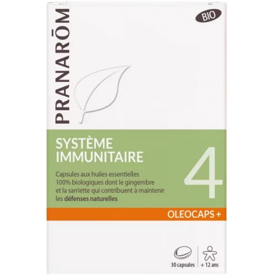 Pranarôm Oléocaps 4 Système Immunitaire Bio x 30