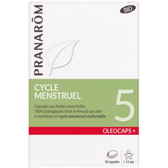 Pranarôm Oléocaps 5 Cycle Menstruel Bio x 30