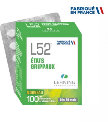Lehning n°52 Etats Grippaux Comprimés