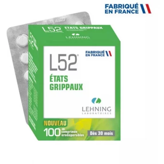 Lehning n°52 Etats Grippaux Comprimés - image 2