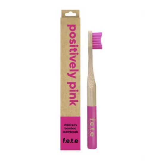 F.E.T.E Brosse à Dents Enfant Souple Bambou