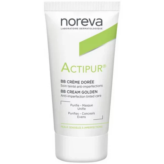 Noreva Actipur BB Crème Anti-Imperfections Teinte Dorée 30 ml