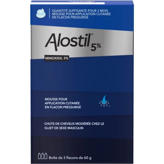 Alostil 5% Mousse Flacons x 3