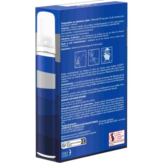 Alostil 5% Mousse Flacons x 3 - image 2