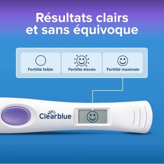 Clearblue Test d'ovulation Digital Lecture de 2 hormones x 10 - image 3