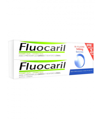 Fluocaril Dentifrice Gencives Bi-Fluoré 2 x 75 ml
