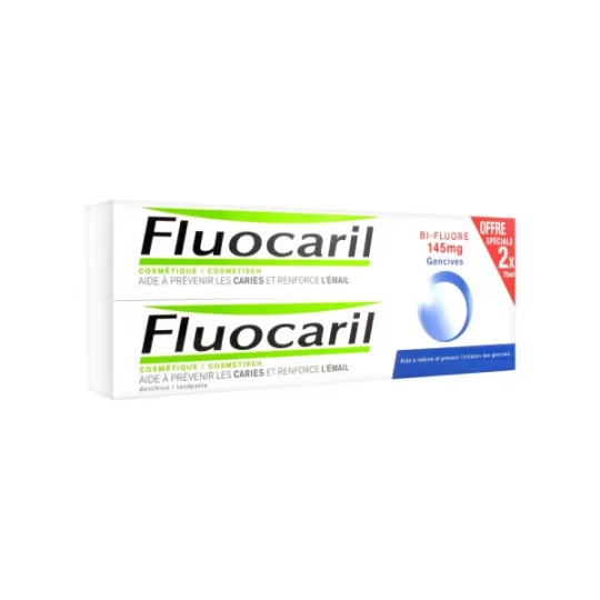 Fluocaril Dentifrice Gencives Bi-Fluoré 2 x 75 ml