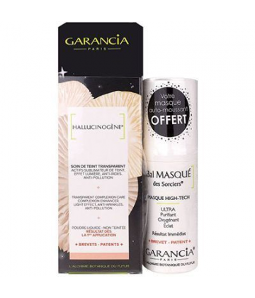 Garancia Hallucinogène Soin de Teint Transparent 30 ml + Bal Des Sorciers Masque 20 g Offert