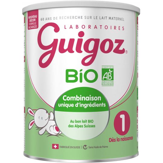 Guigoz Bio 1 Lait 1er Âge 800 g