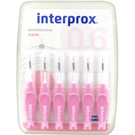 Dentaid Interprox Nano Rose Brossettes 0.7 x 6