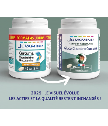 Juvamine Curcuma Chondroïtine Glucosamine x 40