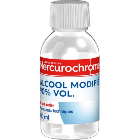 Mercurochrome Alcool Modifié 90% Vol 100 ml