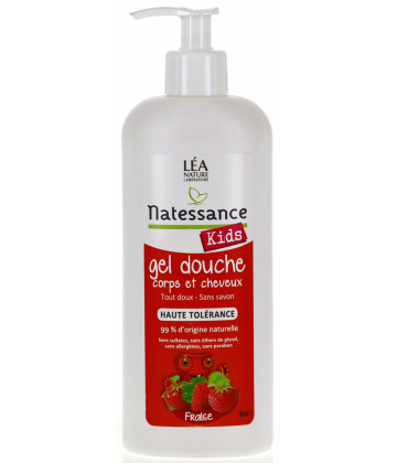 Natessance Kids Gel Douche Fraise 500 ml