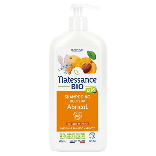 Natessance Kids Shampooing Tout Doux Abricot 500 ml