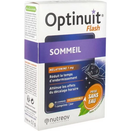 Nutreov Optinuit Flash Mélatonine x 30