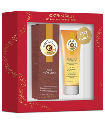 Roger & Gallet Coffret Bois d'Orange 30 ml + Gel Douche 50 ml Offert 