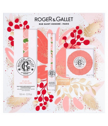 Roger & Gallet Coffret Fleur de Figuier Eau Parfumée 30 ml + Gel Douche Offert