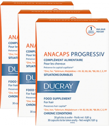 Ducray Anacaps Progressiv 3 x 30