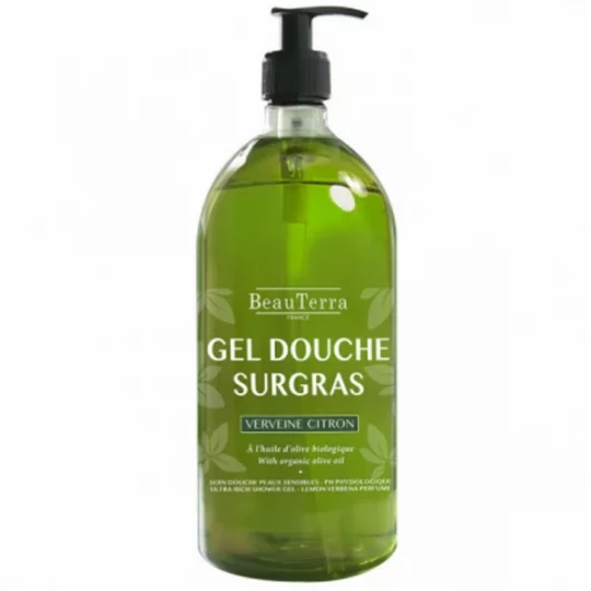 BeauTerra Gel Douche Surgras Verveine Citron