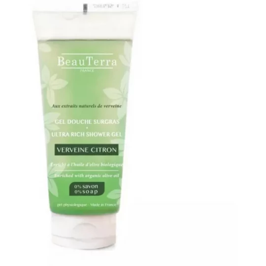 BeauTerra Gel Douche Surgras Verveine Citron - image 2