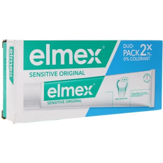 Elmex Dentifrice Sensitive 75 ml x 2