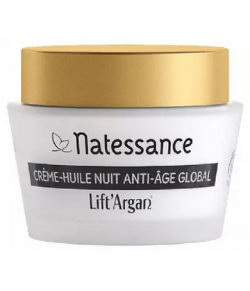 Natessance Lift'Argan Divinissime Immortelle Crème Huile Nuit Bio 50 ml