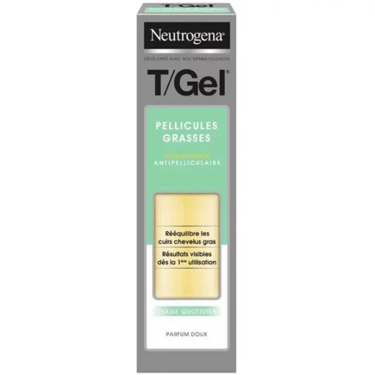 Neutrogena T/Gel Shampoing Antipelliculaire Pellicules Grasses 250 ml