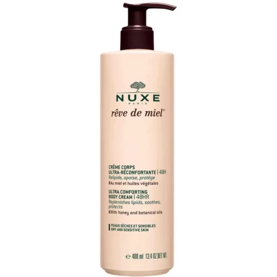 Nuxe Rêve de Miel Crème Corps Ultra Réconfortante 48h 400 ml