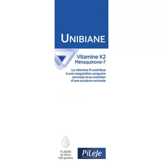 PiLeJe Unibiane Vitamine K2 Ménaquinone-7 20 ml