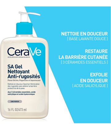 CeraVe SA Gel Nettoyant Anti-Rugosités