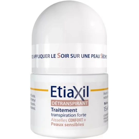 Etiaxil Détranspirant Aisselles Confort + Roll'on 15 ml