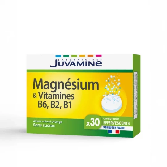 Juvamine Magnésium & Vitamines B6 B2 B1 x 30