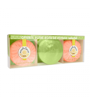 Roger&Gallet Coffret 2 Savons Fleur de Figuier + Boîte Offerte